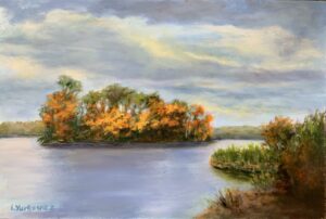 Lorraine Yurkewicz Autumns Brief Radiance Oil 12x18 750