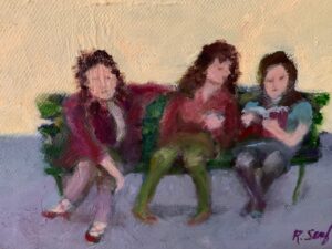 Rosemary Serfilippi Girl Talk Oil 8x10 150