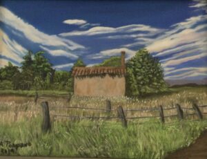 Annette Pompano Abandoned Barn Acrylic 12x16 350