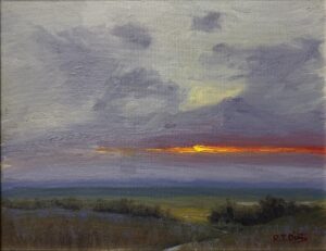 Dietz R End Of Day Oil 19x16 750