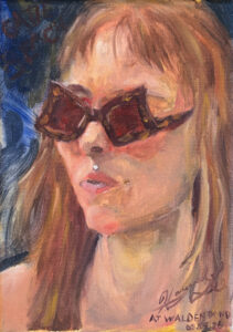 Hannah Lee Smith. Catie Beach. Oil. 7x5. NFS